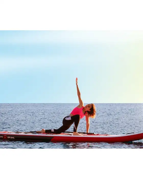 Yoga op open water — Eigen beeld